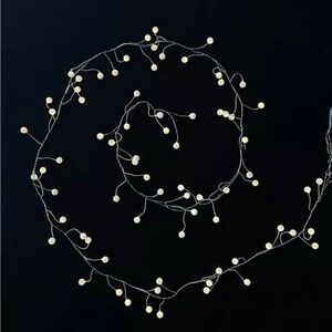 NWT Anthropologie Terrain Stargazer Snowberry Garland 15’